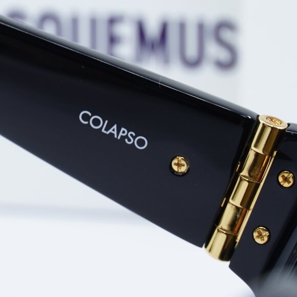 Jacquemus COLAPSO JAC/15 C1 Geometric Sunglasses - Black/Brown - Picture 10 of 11